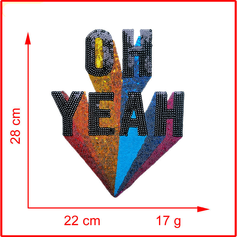 Wholesale  Valentine's Day Bead Embroidery Jewelry Sequin Embroidery Patch Cloth Stickers Clothing Accessories Factory Direct Supply